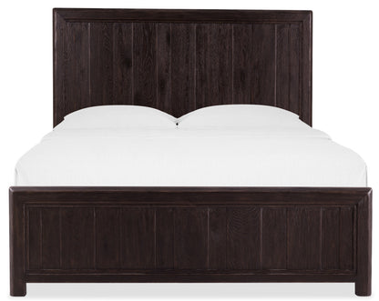 Driftwood King Panel Bed