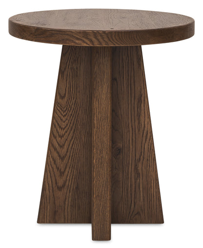 Driftwood Round End Table