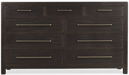 Driftwood Nine-Drawer Dresser