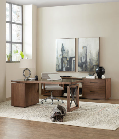Elon Bunching Short Bookcase