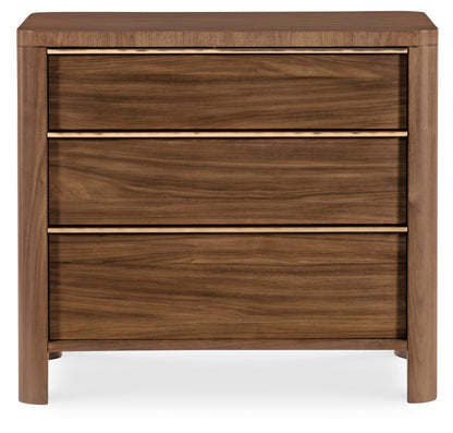 Eleana Three Drawer Nightstand