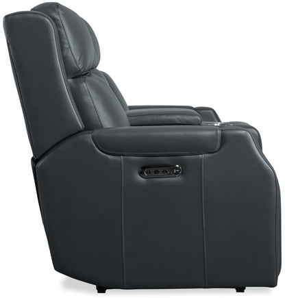 Nelson Zero Gravity Power Console Loveseat with Power Headrests and Lumbar