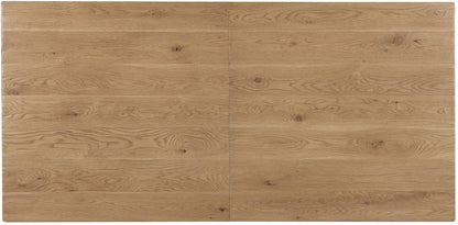 Driftwood Rectangle Dining Table with Two 20-inch Leaves