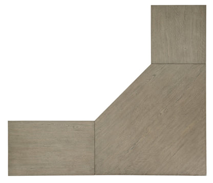 Linville Falls Corner Desk with File and Lateral File
