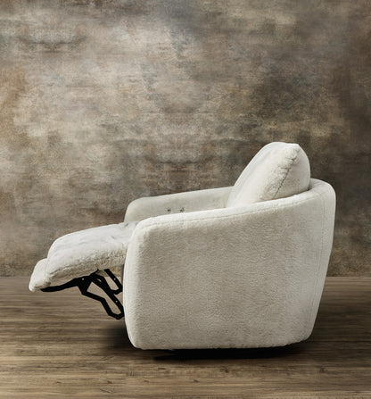 Bonnie Swivel Chair with Power Footrest
