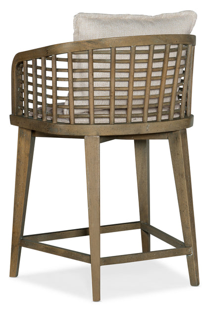 Sundance Barrel Back Swivel Counter Stool