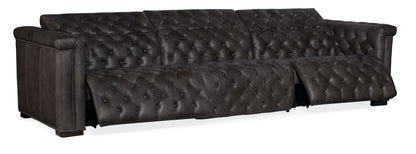 Savion Grandier Power Recliner Sofa with Power Headrest