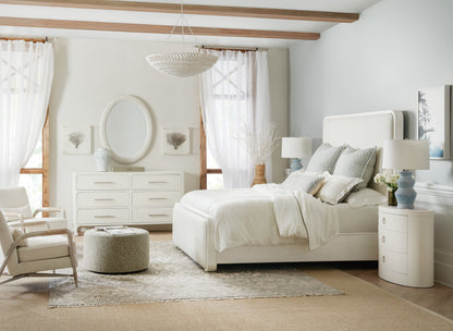 Serenity Ashore Queen Upholstered Panel Bed
