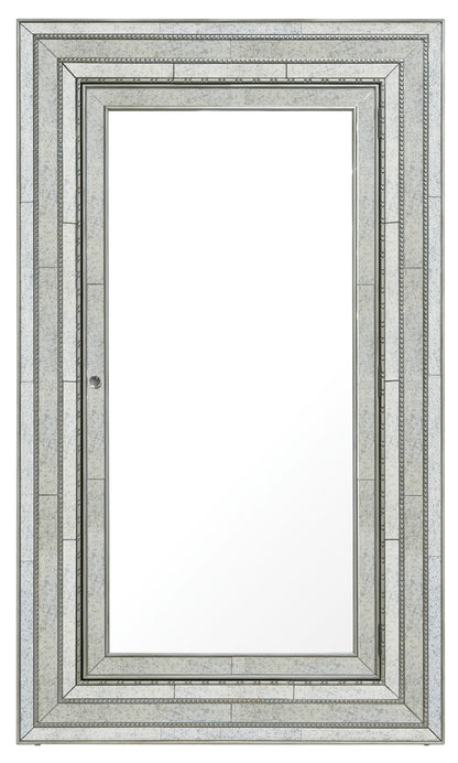 Melange Glamour Floor Mirror withJewelry Armoire Storage