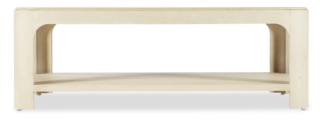Archives Raffia Rectangle Cocktail Table
