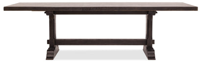 Driftwood Rectangle Dining Table with Two 20-inch Leaves