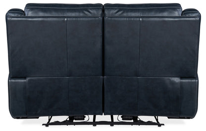 Montel Lay Flat Power Loveseat with Power Headrest & Lumbar