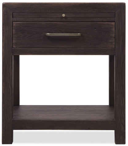 Driftwood One-Drawer Nightstand