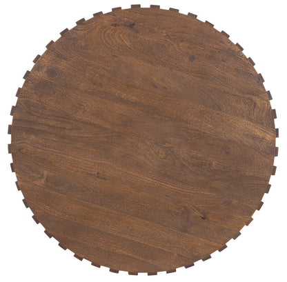 Commerce and Market Gears Round Cocktail Table