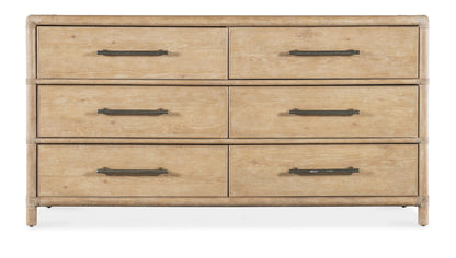 Retreat Pole Rattan Dresser