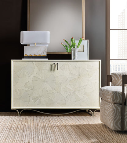 Melange White Lotus Hall Chest