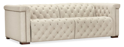 Savion Deux Sofa with Power Recliners and Power Headrests