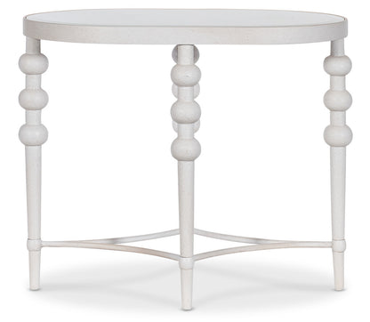 Melange On the Bright Side Oval End Table
