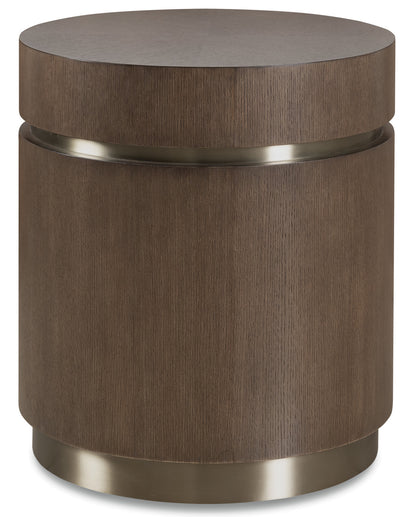 Commerce and Market Roll With It Round End Table