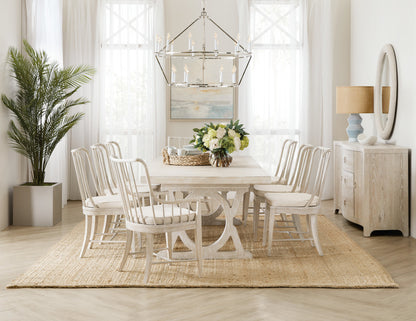 Serenity Topsail Rectangle Dining Table with 2-18in Leaves
