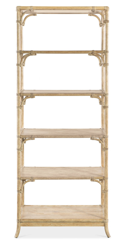Retreat Pole Rattan Bookcase