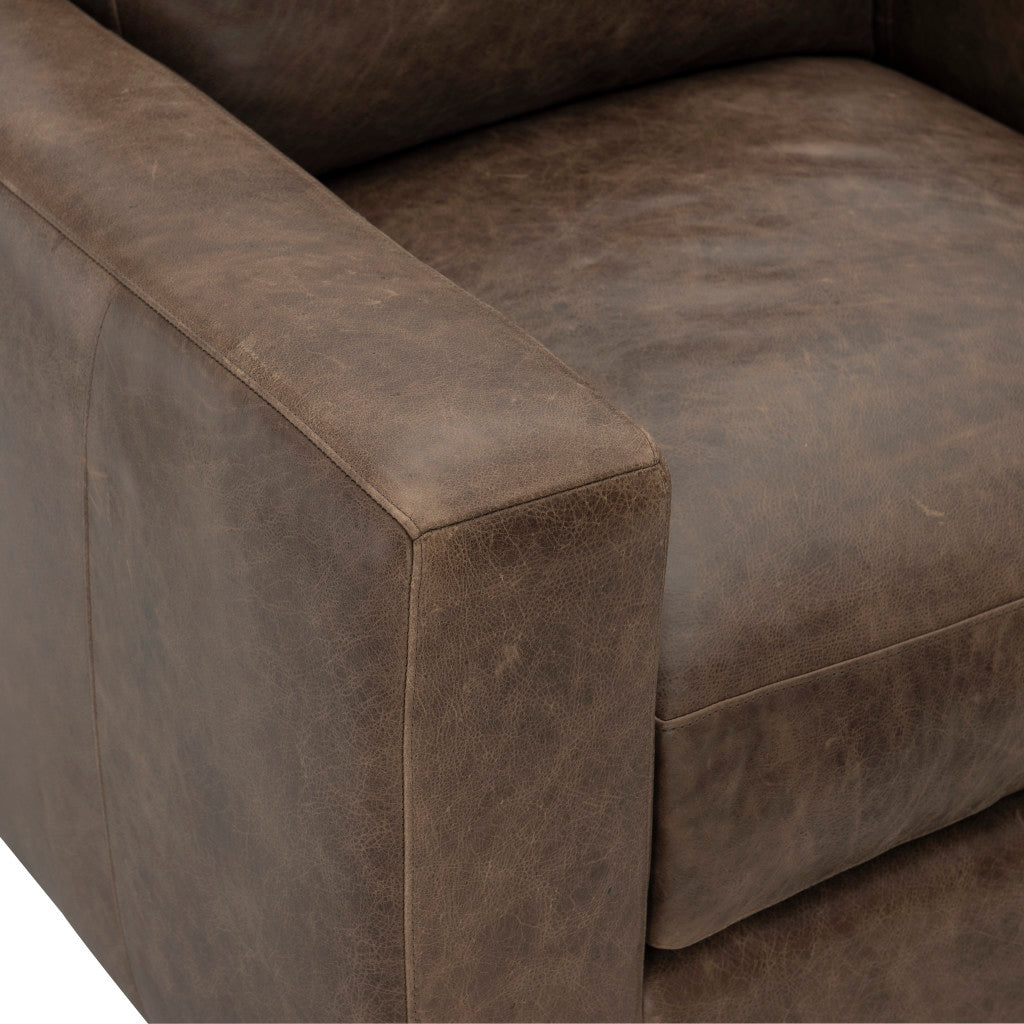 Dawkins Leather Swivel Chair