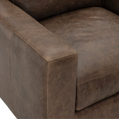 Dawkins Leather Swivel Chair