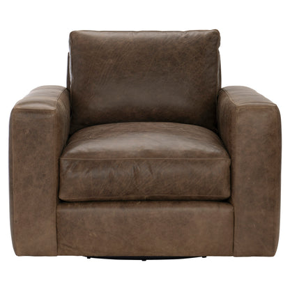 Dawkins Leather Swivel Chair