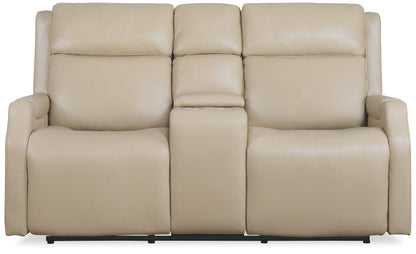 Nelson Zero Gravity Power Console Loveseat with Power Headrests and Lumbar