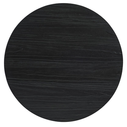 Chapman Shou Sugi Ban Petite Round Dining Table
