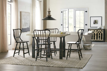 Ciao Bella Friendship Table- Flaky White/Black