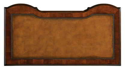 Cherry Knee-Hole Desk-Bow Front