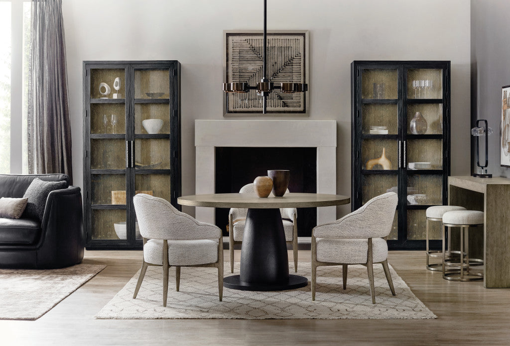 Linville Falls Shou Sugi Ban Curio Cabinet