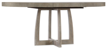 Affinity 48in Round Pedestal Dining Table with 1-18in Leaf