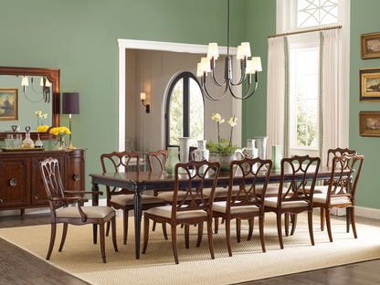Charleston Upholstered Seat Arm Chair