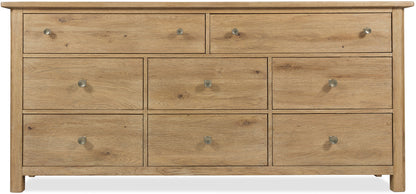Driftwood Eight-Drawer Dresser