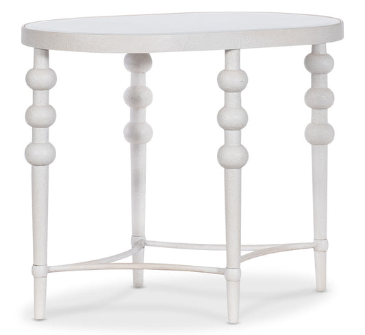 Melange On the Bright Side Oval End Table