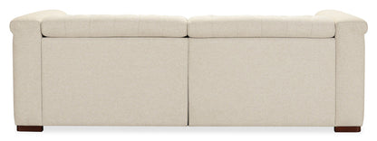 Savion Deux Sofa with Power Recliners and Power Headrests