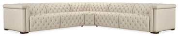 Savion Deux 5 Seat Sectional with Three Power Recliners and Six Power Headrests