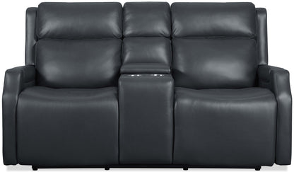 Nelson Zero Gravity Power Console Loveseat with Power Headrests and Lumbar