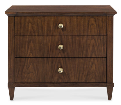 Archives Three-Drawer Nightstand