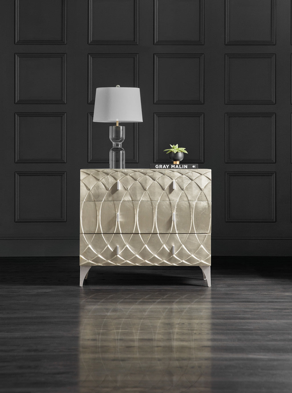 Melange Mathilda Three Drawer Chest