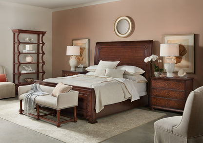 Charleston Cal King Sleigh Bed