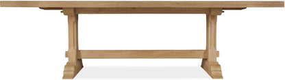 Driftwood Rectangle Dining Table with Two 20-inch Leaves