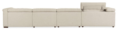 Savion Deux 6 Seat Sectional with Four Power Recliners and Seven Power Headrests