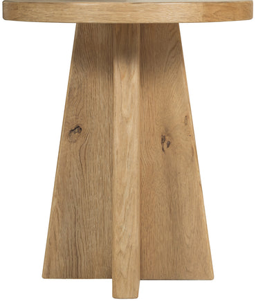 Driftwood Round End Table
