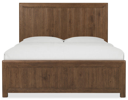 Driftwood Queen Panel Bed