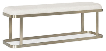 Linville Falls River Branch Upholstered Bench
