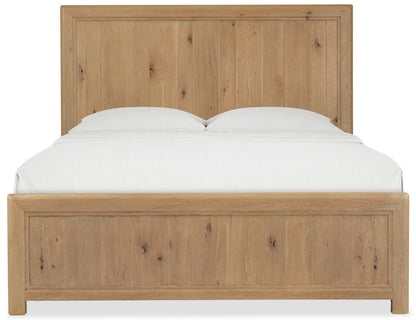 Driftwood California King Panel Bed