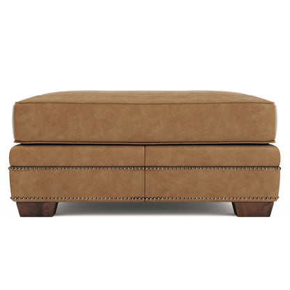 Grandview Leather Ottoman
